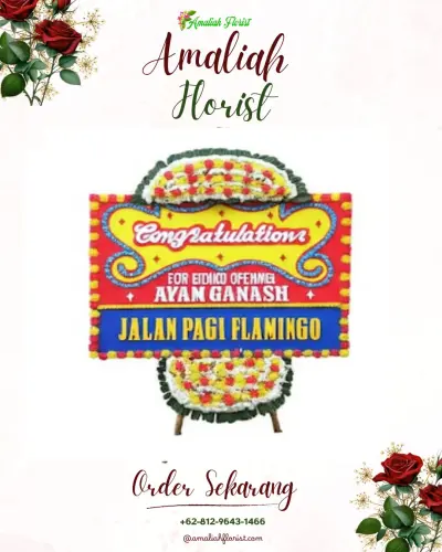 Bunga Papan Congratulation di Tapos